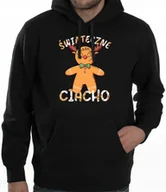 Bluzy męskie - Bluza Męska Święta Świąteczne Ciacho L Z1 - miniaturka - grafika 1