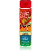 Szampony do włosów - NOVEX NOVEX Brazilian Keratin szampon z keratyną, 300g - miniaturka - grafika 1