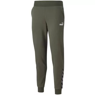 Spodnie damskie - Spodnie Damskie Puma Power Pants Fl Cl Grape Lea Zielone 589546 44-M - grafika 1