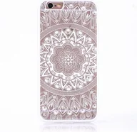 Etui i futerały do telefonów - Etui na telefon komórkowy Mandala do Samsung Galaxy S6 Design Etui ochronne Etui z motywem koła Torba Bumper Biały - miniaturka - grafika 1