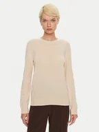 Swetry damskie - Boss Sweter Feganasi 50492551 Żółty Regular Fit - miniaturka - grafika 1