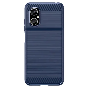 Carbon Case etui Xiaomi Redmi Note 11E /Redmi 10 5G / Redmi 10 Prime+ 5G / Poco M4 5G elastyczny silikonowy karbonowy pokrowiec niebieskie - Etui i futerały do telefonów - miniaturka - grafika 3