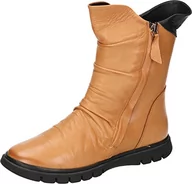 Kozaki damskie - Manitu Damskie buty 990161-21, półdługie kozaki, średni brąz, rozmiar 36 UE - miniaturka - grafika 1