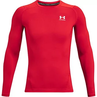 Koszulki męskie - Under Armour Koszulka UA HG Armour Comp LS-RED - XXL 1361524-600_XXL - grafika 1