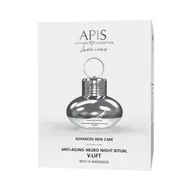 Serum do twarzy - Apis Advanced Skin Care, przeciwzmarszczkowy neuro-rytuał V-LIFT na noc z masażerem, 50 ml - miniaturka - grafika 1