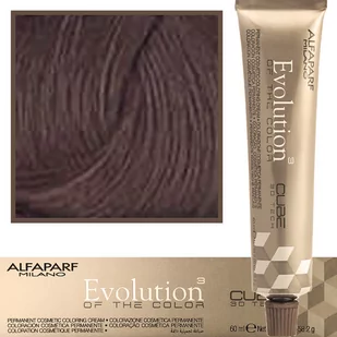 Alfaparf Evolution of the Color - Cube 3D Farba do włosów 4 - Średni Naturalny Brąz 60ml - Farby do włosów i szampony koloryzujące - miniaturka - grafika 1