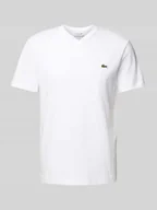 Koszulki męskie - T-shirt z wyhaftowanym logo model ‘Basic’ - miniaturka - grafika 1