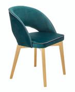 Krzesła - Zielone tapicerowane krzesło Sidal - miniaturka - grafika 1