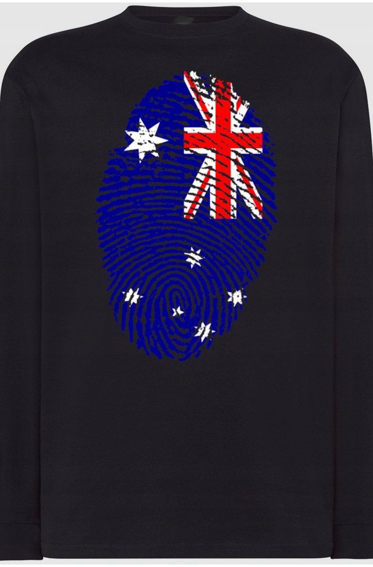 Australia Longsleeve Męski Flaga Odcisk Rozm.XS