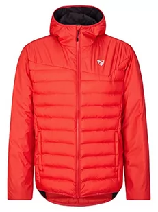 Ziener Męska kurtka termiczna NANTANO Outdoor / Skitour | wiatroszczelna, wełna, bez PFC, czerwona, 56 - Kurtki męskie - miniaturka - grafika 1