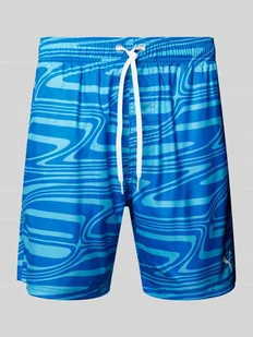 Spodenki kąpielowe o kroju relaxed fit z nadrukiem z logo model ‘FORMSTRIP’ - Kąpielówki męskie - miniaturka - grafika 1