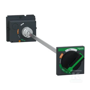 Napęd obrotowy, ComPacT NSX, przedłużony, NSX100/250, czarny - Inne akcesoria elektryczne - miniaturka - grafika 1