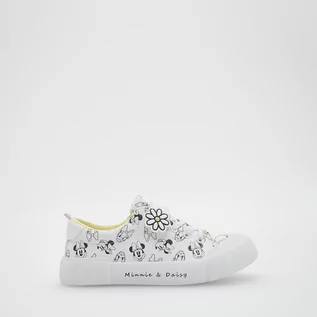 Buty dla dziewczynek - Reserved - Trampki Minnie Mouse - Biały - grafika 1