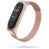 Akcesoria do smartwatchy - TECH-PROTECT Pasek do Mi Band 3/4 Różowe złoto - miniaturka - grafika 1