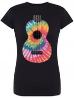 Koszulki i topy damskie - T-Shirt damski Tie Dye Gitara Kolorowa Rozm.XXL - miniaturka - grafika 1