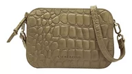 Torebki damskie - Liebeskind Berlin Croco Luka Crossbody damska torba na ramię, mała (wys. x szer. x gł.) 14,5 cm x 20,5 cm x 7 cm, Oakmoss, Small (HxBxT 14.5cm x 20.5cm x 7cm) - miniaturka - grafika 1