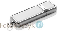 Pendrive - Biały pendrive ze skóry 8GB 3.0 - miniaturka - grafika 1