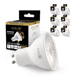 Zestaw 6X Żarówka Premium Led Gu10 5W Barwa Neutralna Biała - Żarówki LED - miniaturka - grafika 1