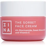 Kremy do twarzy - 3INA MAKEUP - The Sorbet Cream (mini) - Nawilżający krem do twarzy z niacynamidem - Krem do Twarzy z oliwą z oliwek i olejem ze migdałów - O Sorbetowy krem na dzień i noc - Vegan - Cruelty Free - miniaturka - grafika 1