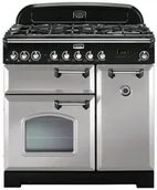 Kuchenki gazowo-elektryczne - Falcon Classic Deluxe 90 Królewska perła chrom - miniaturka - grafika 1