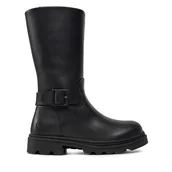 Buty dla dziewczynek - Kozaki ECCO Grainer K 72824201001 Czarny - miniaturka - grafika 1