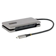 Stacje dokujące i replikatory portów - StarTech HB31CM4CPD3 stacja dokująca Przewodowa USB 3.2 Gen 2 (3.1 Gen 2) Type-C Szary - miniaturka - grafika 1