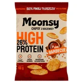 Chipsy - Moonsy Chipsy z soczewicy smak barbecue 60 g - miniaturka - grafika 1