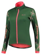 Kurtki damskie - Damska Kurtka Rowerowa  Rogelli Winterjacket Vivid | Green/Colar - Rozmiar L - miniaturka - grafika 1