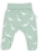 Śpiochy dla niemowląt - Niemowlęce półśpiochy bawełniane w dinozaury oliwkowe Nicol,r.68 - miniaturka - grafika 1