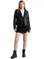 Kurtki damskie - Bestseller A/S ONLNEWMELISA Faux Leather Biker CC OTW kurtka damska, czarna, L, Schwarz, L - miniaturka - grafika 1