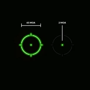 Holosun – Kolimator HE510C Multi Reticle - Green Dot - Solar Panel - HE510C-GR-FDE - Amunicja i osprzęt ASG - miniaturka - grafika 2