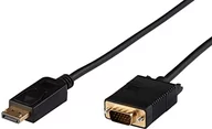 Kable - Kabel MicroConnect DisplayPort VGA 0.50m DP-VGA-MM-050 - miniaturka - grafika 1