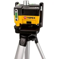 Inne urządzenia pomiarowe - Topex Poziomnica laserowa obrotowa + statyw - 29C908 - miniaturka - grafika 1