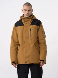 4F Kurtka snowboardowa 4FAW23TTJAM288 Beżowy Regular Fit - Kurtki narciarskie - miniaturka - grafika 1