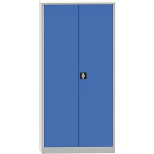 B2B Partner Uniwersalna szafka metalowa, 1950 x 950 x 500 mm, niebieskie drzwi 178617 - Szafki biurowe - miniaturka - grafika 1