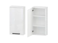 Szafki łazienkowe - Szafka Łazienkowa Athos 45 90 D L - Uchwyt Czarny Mat - miniaturka - grafika 1