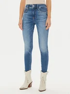 Spodnie damskie - Guess Jeansy W4BA34 D592C Granatowy Skinny Fit - miniaturka - grafika 1