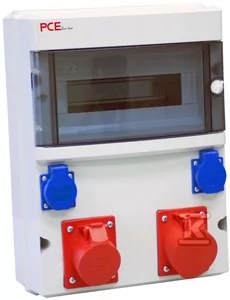 PCE POLSKA Rozdzielnica Stacjonarna 32/5 16/5 2GS bez zabezpieczeń - Rozdzielnie elektryczne - miniaturka - grafika 1