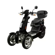 Skutery - Motocykl elektryczny BILI BIKE S-WAY MAX TRÓJKOŁOWY 3000W -czarny - miniaturka - grafika 1