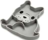 Miseczki i talerzyki dla dzieci - Melii Talerz silikonowy z przyssawką PIESEK - miniaturka - grafika 1