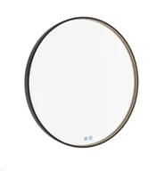 Lustra - Nimco Lustra - Lustro z oświetleniem LED, średnica 70 cm, czujnik dotykowy, czarne ZPC 31001RVX-90 - miniaturka - grafika 1