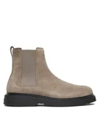 Botki męskie - Calvin Klein Sztyblety Combat Ess Chelsea Boot Su YM0YM01372 Beżowy - miniaturka - grafika 1