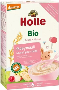 Holle Kaszka musli pełnoziarnista Bio Demeter 250g - - Kaszki dla dzieci - miniaturka - grafika 1