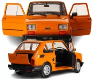 Samochody i pojazdy dla dzieci - Autko Resorak Fiat 126P Maluch Stare Samochody Prl Resoraki Kolekcjonerskie 1:21 - miniaturka - grafika 1