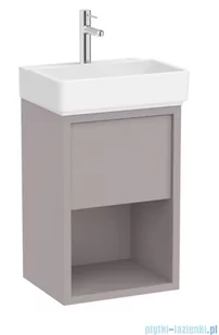 Roca Tura Unik zestaw szafka z umywalką 45x36x60 SZLACHETNY SZARY A852023559 - Szafki łazienkowe - miniaturka - grafika 1