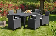 Komplet ogrodowy TOSCANA 6+1 Graphite