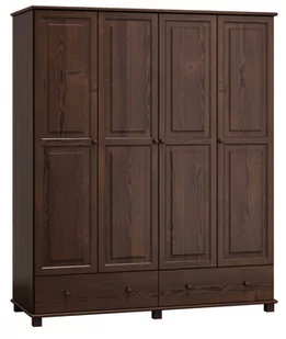 Szafa sosnowa 4D nr5 S180 orzech - Szafy - miniaturka - grafika 1