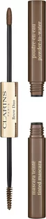 Clarins Brow Duo 02 Zestaw do brwi 2w1 cień + tusz - Akcesoria i kosmetyki do stylizacji brwi - miniaturka - grafika 2