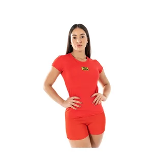 Koszulka damska LABELLAMAFIA T-SHIRT FLAME RED - Koszulki i topy damskie - miniaturka - grafika 1