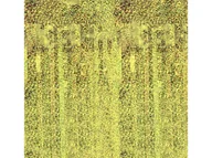 Dekoracje sali - Kurtyna - zasłona na drzwi złota holograficzna - 250 cm x 100 cm - miniaturka - grafika 1